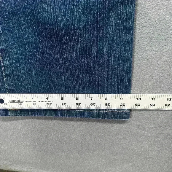 Nine West SAMS Straight Leg Jeans Womens 10 Blue Denim 2011 Stretch Comfy 0804 - Picture 8 of 10